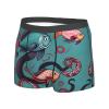 Fish And Octopus Premium Elastic Men'S Boxer Briefs,Comfortable And Breathable Men'S Underwear view 2