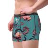 Fish And Octopus Premium Elastic Men'S Boxer Briefs,Comfortable And Breathable Men'S Underwear view 4