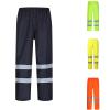 Cambkatl Men's Reflective Rain Pants High Visibility Waterproof Workwear Pants for Outdoor Cycling Hiking view 2