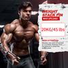 AHTAPFON Weight Stack Pin with 1 x Spring Collar,Weight Extender Pin,Fits Add 2" Weight Plates for Cable Machine,Fitness Equipment for Home Gym (8110mm-150mm-Rod) view 4