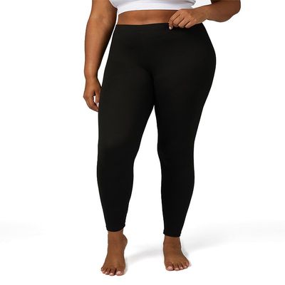 32 Degrees Women's Lightweight Baselayer Legging | 4-Way Stretch | Form Fitting | Thermal, Black, X-Large
