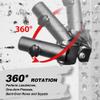 AHTAPFON T-Bar Row Landmine Attachment for Rack Mounted,Heavy Duty Row Platform for 2 Barbell,Landmine Base-360Rotation for 2x2"2x3"3x3" Rack view 3