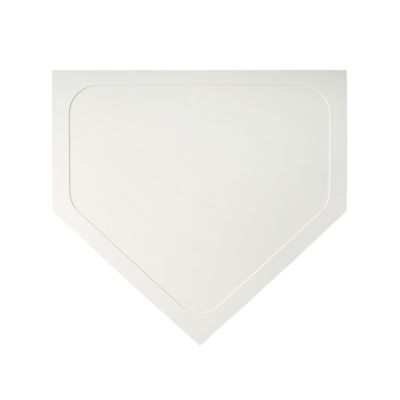 clinmday Baseball Home Plate,Wear Resistant Home Plate Field Base for Softball Kickball Practice Pitching Hitting Red B