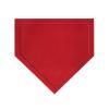 clinmday Baseball Home Plate,Wear Resistant Home Plate Field Base for Softball Kickball Practice Pitching Hitting Red B view 2