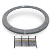 ExacMe Thicker Trampoline Pad 13 Foot with Opening, Replacement Spring Cover Safety Frame Pad, Storage Bag (Grey) view 1