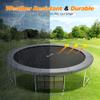 ExacMe Thicker Trampoline Pad 13 Foot with Opening, Replacement Spring Cover Safety Frame Pad, Storage Bag (Grey) view 4