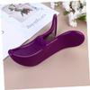 Happyyami 1pc Gluten Bladder Controller and Thigh Muscle Buttocks Inner Thigh Exerciser Buttocks Exerciser Orthotics Hip Clip Booty Miss Purple Fat Burning Beauty Device view 3
