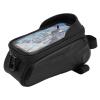 XHTLLO Bike Frame Bag, Stable Waterproof Bike Front Frame Bag, TPU Bike Handlebar Bag with Front Sun Visor, for Mountain Bike Road Bike view 1