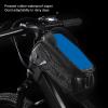 XHTLLO Bike Frame Bag, Stable Waterproof Bike Front Frame Bag, TPU Bike Handlebar Bag with Front Sun Visor, for Mountain Bike Road Bike view 4
