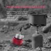 Luejnbogty Reusable Propane Filling Adapter Gas Accessories for Green Gas Tank with Silica Pore Filling Adapter, Red & silver view 2