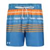 Under Armour Men's Volley Swim Trunks, UPF 50+ Sun Protection, Drawstring Closure & Elastic Waistband, Ripple Stripe, M view 1