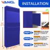 VANCL 4" Thick Wall Padding Baseball Basketball Court Mat Foam Pads for Wall Pad Corners Mini Hoop Wall Padding for 4" Gym Wall Padding 60''Lx24''Wx4''T [10 Pack] view 2