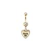 14G Belly Ring Suck Me Belly Button Navel Rings Love Heart Clear CZ Sexy Letters Belly Piercing For Women view 1