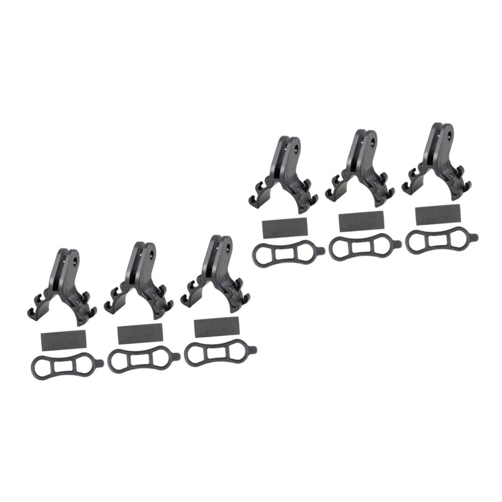 BESPORTBLE 6sets Creative Bike Holder for Flashlight Easy Install Tape for Safe Riding