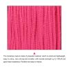 MECCANIXITY 1.18mm x 164 Feet Paracord Micro Cord Rope 100 LB Polyester Braided Cord Spool for Camping Outdoor Jewelry Bracelet, Dark Pink view 3