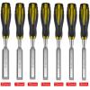Wood Chisel Set CRV Steel Carving Chisel Professional Chisel Knife Hand Tool Set For Basic Detailed Carving Woodworkers Gouges (Size : 4pcs) view 3