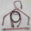 EQUIGEAR Western Leather Hand Tooled Headstall and Breast Collar Set with Reins. /Size-Full,Cob AO-0013 (Full) view 1