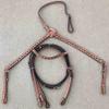 EQUIGEAR Western Leather Hand Tooled Headstall and Breast Collar Set with Reins. /Size-Full,Cob AO-0013 (Full) view 3