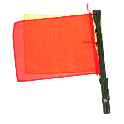 BESPORTBLE Handheld Signal Flag Horn High Visibility Waving Flag for Sports Training Combat Drills and Outdoor Activities Ergonomic Grip for Comfort and Convenience