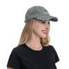 Renzund Michelle Obama 2024 Funny Hat Distressed Washed Cotton Cowboy Baseball Cap Gray view 3