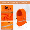 Winter Balaclava High Visibility Polar Fleece Ski Face Mask Men Reflective Windproof Fleece Hat Neck Head Warmer Ski Mask view 4