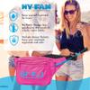 HY-FAN Hydration Fanny Pack with Bladder, 17oz BPA-Free, Hands-Free Design, Secure Pockets, Ideal for Athletic Outdoor Activities, Travel and More - Hot Pink view 3