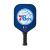 WILSON NBA Collection Fierce Team Pickleball Paddle - Grip Size 2-4 1/4", Philadelphia 76ers view 1