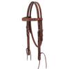 EQUIGEAR Western Leather Hand Tooled Headstall and Breast Collar Set with Reins. /Size-Full,Cob AO-0027 (Full) view 3