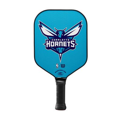 WILSON NBA Collection Fierce Team Pickleball Paddle - Grip Size 2-4 1/4", Charlotte Hornets