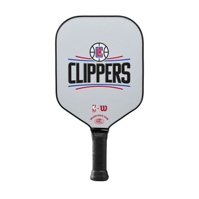 WILSON NBA Collection Fierce Team Pickleball Paddle - Grip Size 2-4 1/4", Los Angeles Clippers