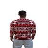 Blizzard Bay Men's Valentine's Day Sweaters, Crew Neck, Long Sleeve, Cupid Llama Red, X-Large view 4