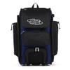 Boombah Rolling Catcher's Superpack Baseball/Softball Gear Bag - 23-1/2" x 13-1/2" x 9-1/2" - BM-9124C23 Royal/Black - Telescopic Handle - Holds 4 Bats - Wheeled Version view 1
