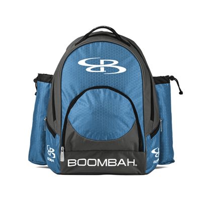 Boombah Tyro Baseball/Softball Bat Backpack - 20" x 15" x 10" - BPTC23 Charcoal/Columbia