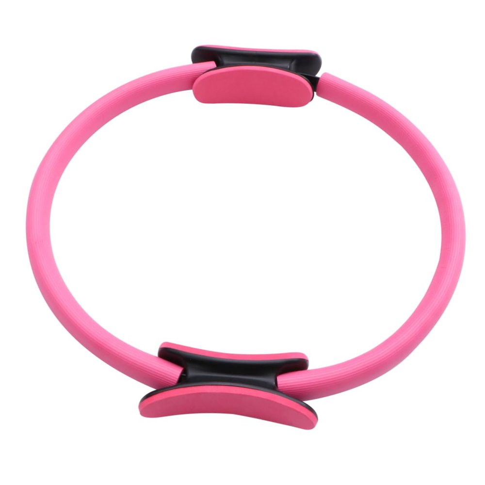 Happyyami 1pc Yoga Resistance Ring for Balance Flexibility Pink Accessory for Home Workouts Enhance Stretching Strength Training