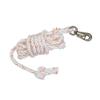Outfitters Supply Packer's Lead Rope, 11 Foot PolyPlus Rope with Heavy Stainless Steel Bull Snap Braided on one End & Back Braid on The Other End view 1