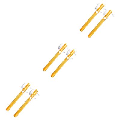 BESPORTBLE 6pcs Metal Fishing Line Knotter Tool Portable Manual Hook Tying Device Lightweight and Fishing Accessory for Tying Golden