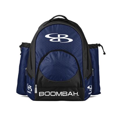Boombah Tyro Baseball/Softball Bat Backpack - 20" x 15" x 10" - BPTC23 Black/Royal