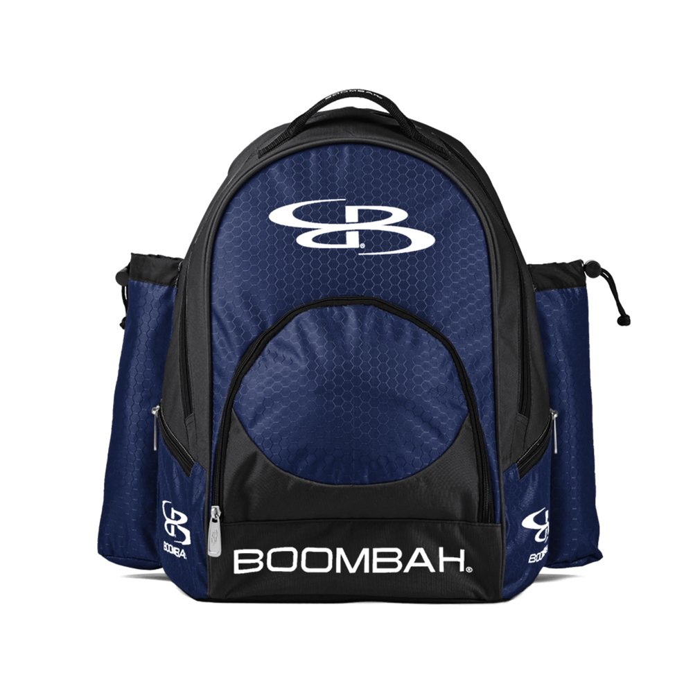 Boombah Tyro Baseball/Softball Bat Backpack - 20" x 15" x 10" - BPTC23 Black/Royal