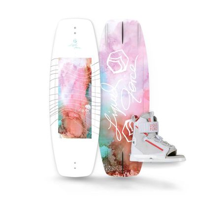 Liquid Force 2024 Dream125cm Wakeboard with Dream Size 12T-5Y Bindings Package
