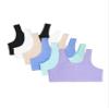 Fruit of The Loom Girls Cotton Built-Up Stretch Sports Bra 6 Pack Aruba Blue/Hyacinth/Cornflower Blue/Light Nude/White/Black 36 view 1
