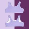 Fruit of The Loom Girls Cotton Built-Up Stretch Sports Bra 6 Pack Aruba Blue/Hyacinth/Cornflower Blue/Light Nude/White/Black 36 view 2