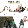 Yoinlia Game Tote Bird Tote Waterfowl Game Carrier Duck Strap Carrying Lanyard with 12 Drops Slip Knot Maple Leaf Camo One Size view 4