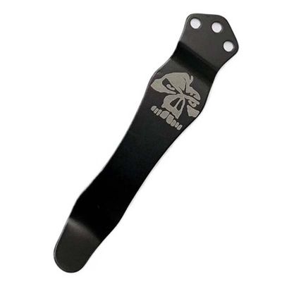 UPFIST 1PC Deep Carry Pocket Clip Fits for Emerson CQC, Benchmade 710, CNC Titanium Custom Back Clip (Color : B)