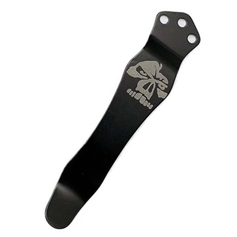 UPFIST 1PC Deep Carry Pocket Clip Fits for Emerson CQC, Benchmade 710, CNC Titanium Custom Back Clip (Color : B)