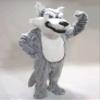 PROPSCOS Fursuit Wolf Mascot Costume Plush Gray Husky Animal Cosplay Party (XXL)