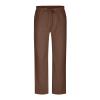 NATHGAM Mens Pants Outdoor Sweatpants Comfy Cotton Linen Straight Leg Pants Drawstring Trousers Sport Jogger Pants w Pockets Brown view 1