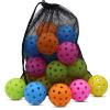 Magicorange Pickleball Balls, 20 Pack USAPA Approved 40 Holes Outdoor Pickleballs, High Elasticity & Durable Pickle Balls (Multicolour, 40 Holes) view 1