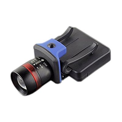Luejnbogty XPE LED 120 Lumen 3 Modes Waterproof zoomable Clip - on Cap Hat Light Flashlight Light lamp Black