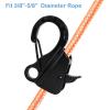 JYINCPED Boat Anchor Hook Sliding Hook,Stainless Steel Easy to Use Knotless Anchor System with Quick Release for 3/8" - 5/8" Rope Jet Skis PWCs Pontoon Jon Boat,Hold 8500 lbs view 2