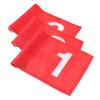 3pcs Golf Flags for Practice Durable Golfing Flags for Training Putting Targets Red - for Backyard Chipping and Putting Practice view 1
